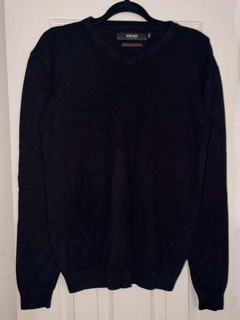 XRAY Jeans Classic V-Neck Men’s Black Sweater